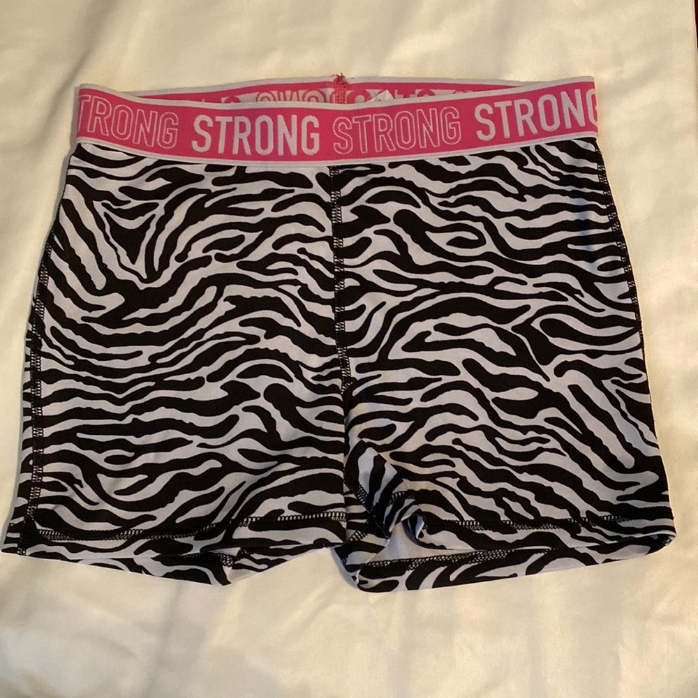 Kids Zebra Print Shorts